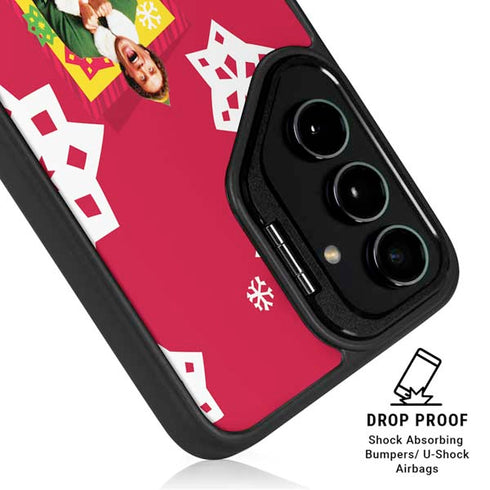 Elf OMG Santas Coming Galaxy S24 FE Kickstand Case